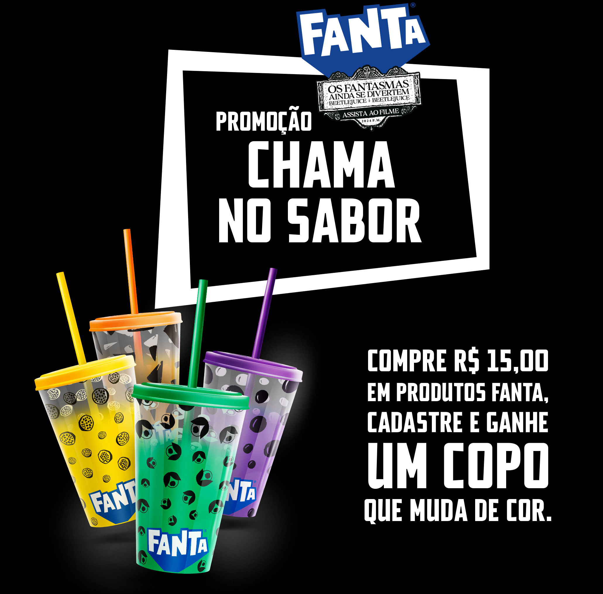 Chama no sabor Fanta